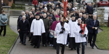 06.04.2026 Suków. Procesja Emaus / Fot. Jarosław Kubalski - Radio Kielce