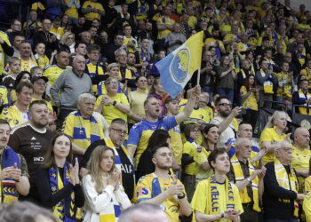 08.04.2026. Kielce. Mecz 1/8 finału Ligi Mistrzów Industria Kielce – OTP Bank-Pick Szged. / Fot. Jarosław Kubalski - Radio Kielce