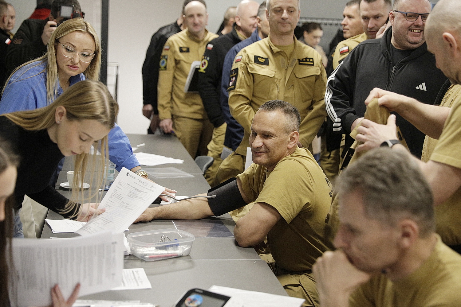 Kielce. PSP. Badania profilaktyczne dla strażaków