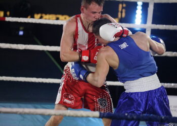10.04.2026. Kielce. Mecz WKB RUSHH Kielce - Imperium Boxing Wałbrzych / Fot. Jarosław Kubalski - Radio Kielce