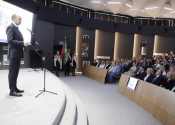 21.04.2026. Kielce. Świętokrzyski Urząd Wojewódzki. Jubileusz 75-lecia działalności kieleckiego oddziału ZUS / Fot. Jarosław Kubalski - Radio Kielce