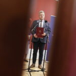 27.04.2026. Kielce. Świętokrzyski Urząd Wojewódzki. Konferencja dotycząca obchodów 1, 2, 3 maja / Fot. Jarosław Kubalski - Radio Kielce