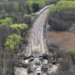 Prace na linii kolejowej nr 25 na odcinku Sandomierz -Tarnobrzeg / Fot. Krzysztof Dzidek - PKP PLK