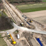 Prace na linii kolejowej nr 25 na odcinku Sandomierz -Tarnobrzeg / Fot. Krzysztof Dzidek - PKP PLK