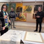 14.04.2026. Kielce. Państwowe Liceum Sztuk Plastycznych imienia Józefa Szermentowskiego w Kielcach. Aktorka Agata Kulesza odwiedziła kieleckie liceum / Fot. Aleksandra Kwaśniewska - Radio Kielce