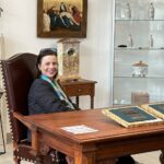 14.04.2026. Kielce. Państwowe Liceum Sztuk Plastycznych imienia Józefa Szermentowskiego w Kielcach. Aktorka Agata Kulesza odwiedziła kieleckie liceum / Fot. Aleksandra Kwaśniewska - Radio Kielce