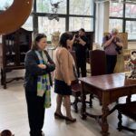 14.04.2026. Kielce. Państwowe Liceum Sztuk Plastycznych imienia Józefa Szermentowskiego w Kielcach. Aktorka Agata Kulesza odwiedziła kieleckie liceum / Fot. Aleksandra Kwaśniewska - Radio Kielce