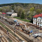 Modernizacja stacji Zagnańsk. / Źródło: PKP Polskie Linie Kolejowe S.A.