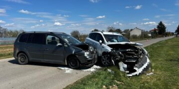17.04.2026. Stare Kichary. Wypadek / Źródło: Komenda Powiatowa Policji w Sandomierzu