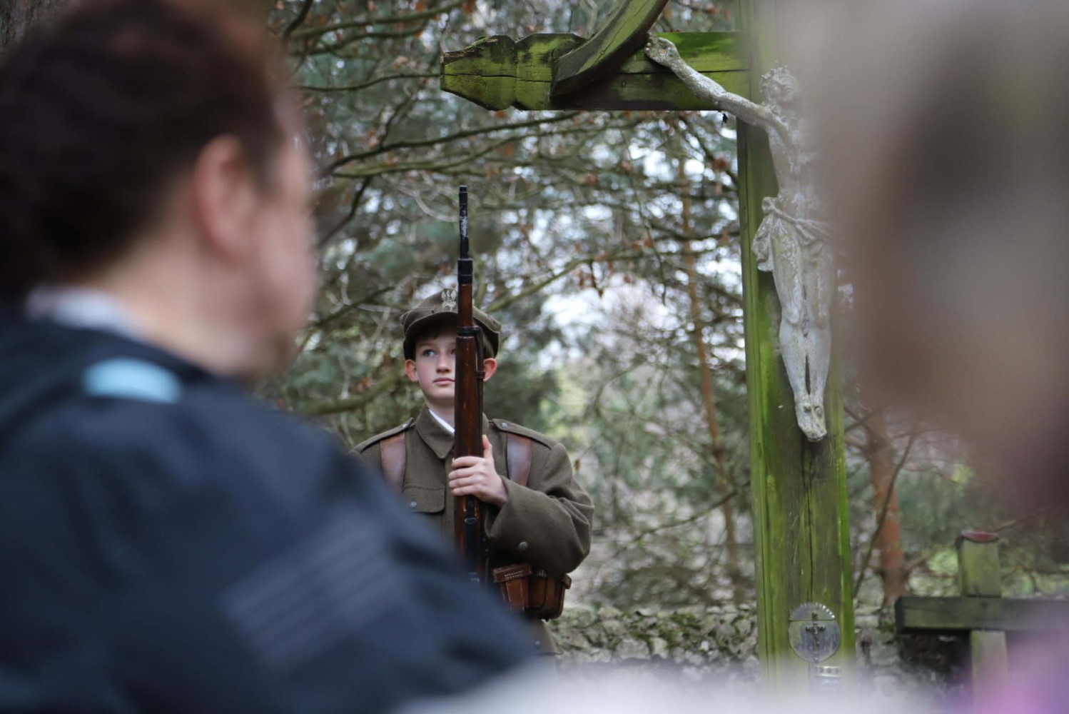 11.04.2026. Małogoszcz. II Spacer Śladami NSZ Rejonu Małogoszcz / Fot. Paweł Krzysztofik 