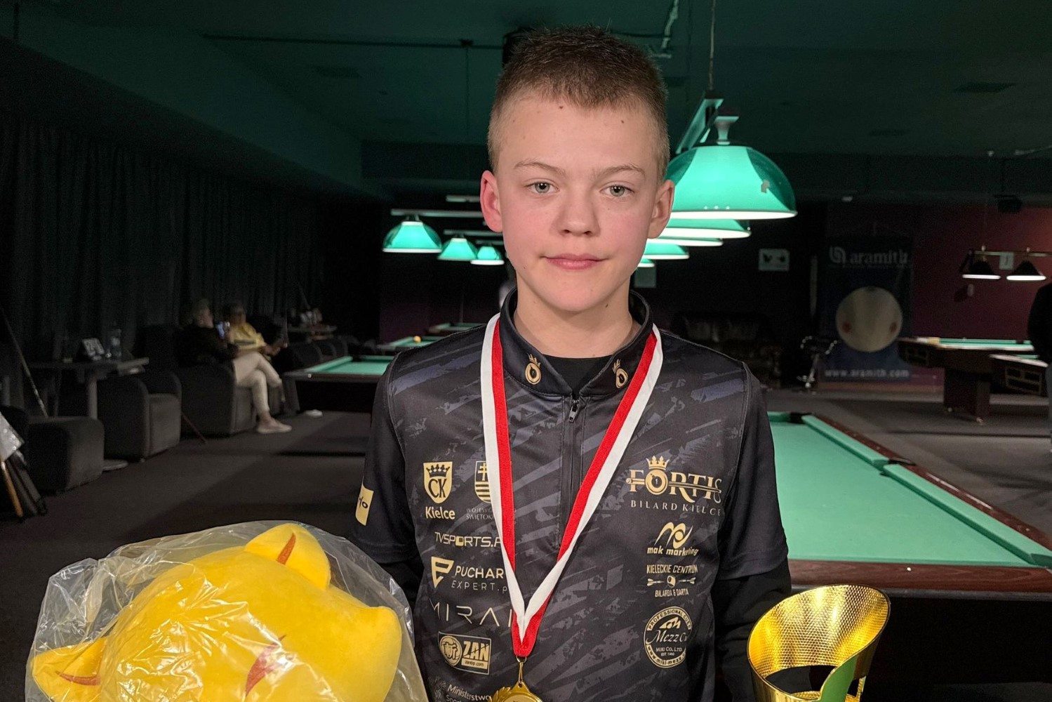 Medalowy weekend kieleckich bilardzistów. Historyczny sukces Ksawerego Marcinkowskiego