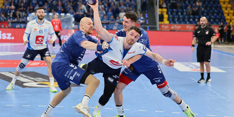 19.04.2026. Kalisz. Finałowy mecz Final Four Pucharu Polski Orlen Wisła Płock - PGE Wybrzeże Gdańsk / Fot. PAP - Tomasz Wojtasik