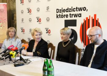20.04.2026. Tokarnia. Muzeum Wsi Kieleckiej. Konferencja prasowa / Fot. Dariusz Kuc - Radio Kielce