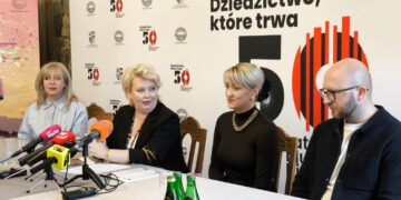 20.04.2026. Tokarnia. Muzeum Wsi Kieleckiej. Konferencja prasowa / Fot. Dariusz Kuc - Radio Kielce