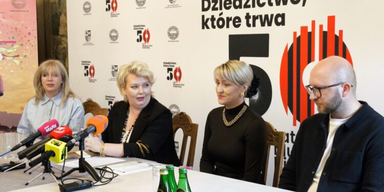 20.04.2026. Tokarnia. Muzeum Wsi Kieleckiej. Konferencja prasowa / Fot. Dariusz Kuc - Radio Kielce