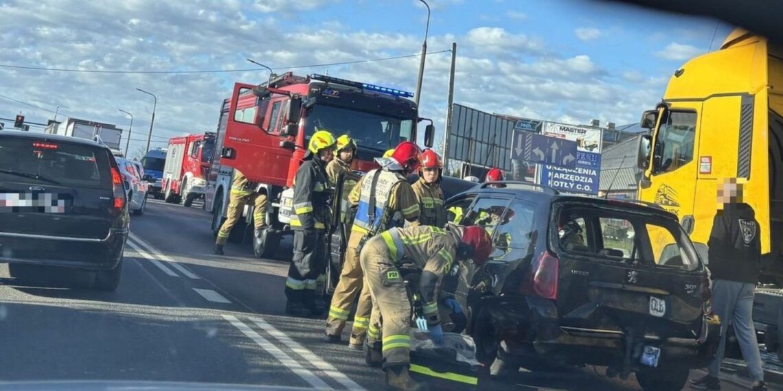 Wypadek w Kostomłotach