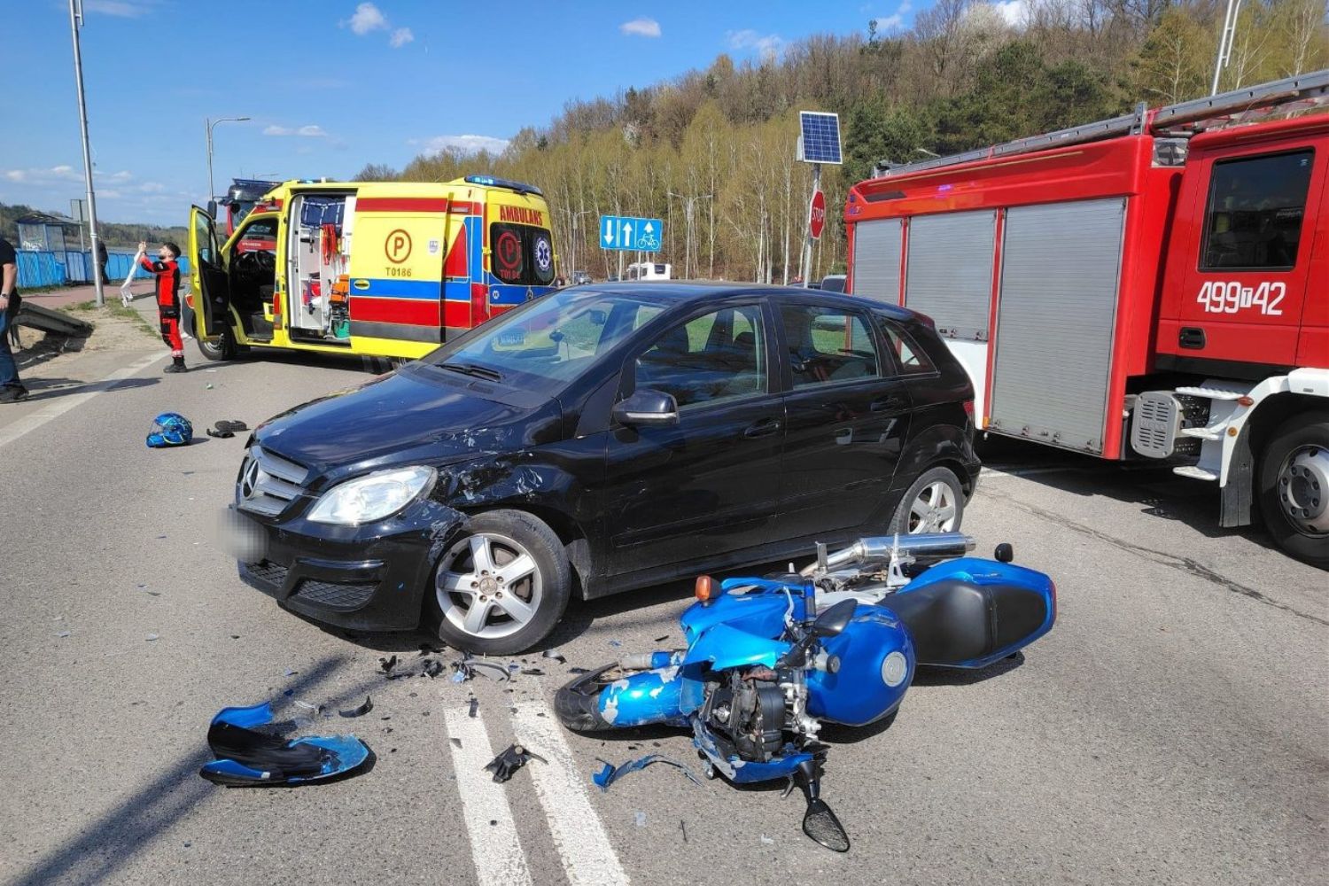 Kolejny wypadek w powiecie starachowickim. Dwoje rannych