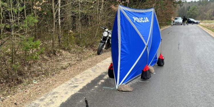 Tragiczny wypadek z udziałem pijanego motorowerzysty