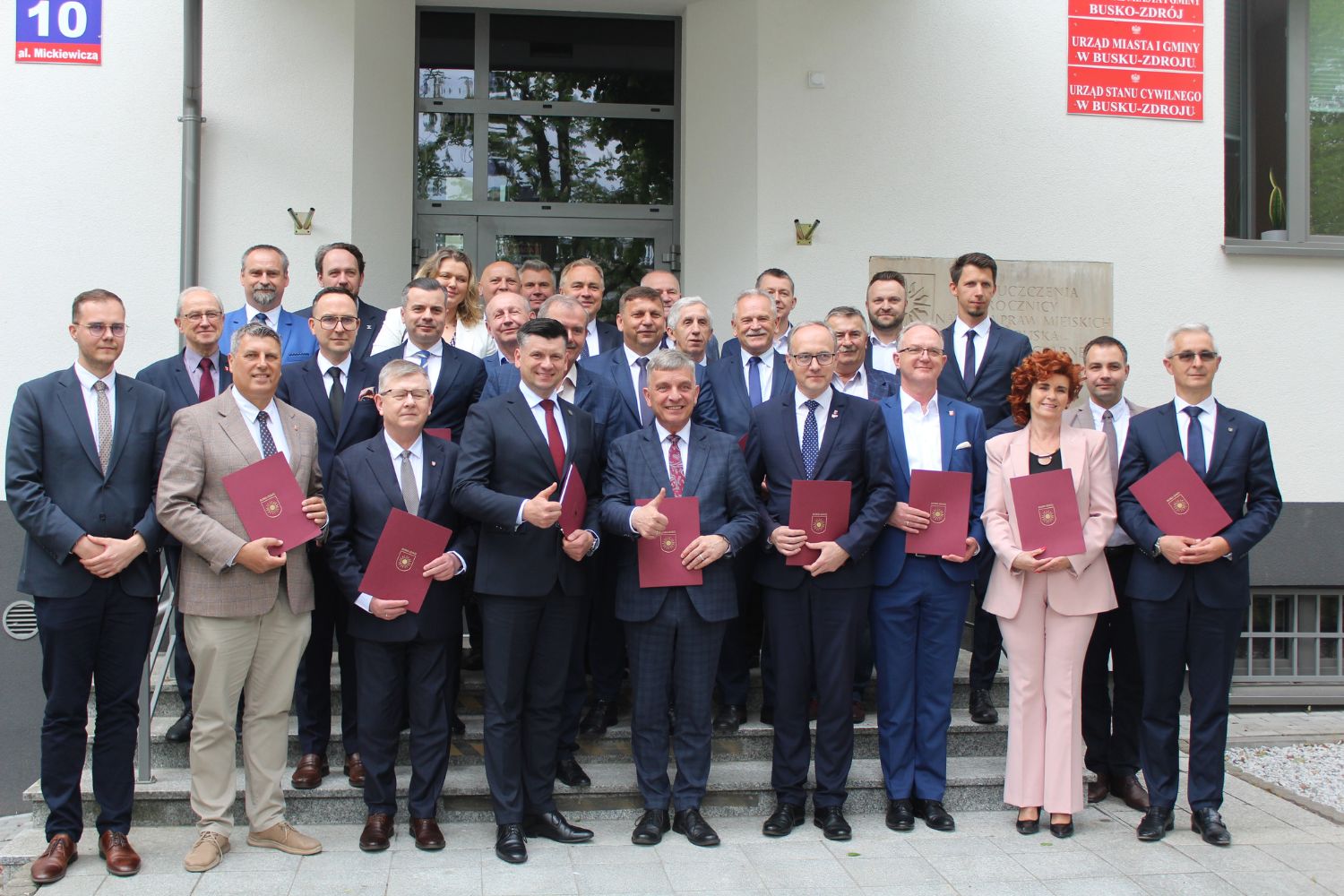 07.05.2026. Busko-Zdrój. Podpisanie listu intencyjnego ws. nowej linii kolejowej Kraków – Busko-Zdrój / Fot. Marta Gajda-Kruk - Radio Kielce