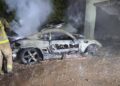 Spłonął garaż i Porsche. Nocny pożar w Sukowie