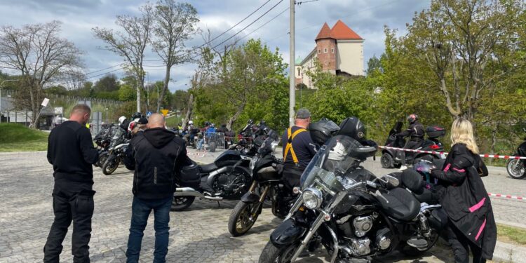 01.05.2026. Sandomierz. Inauguracja sezonu motocyklowego / Fot. Grażyna Szlęzak-Wójcik - Radio Kielce