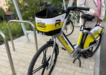 Ostrowiec Świętokrzyski. Konferencja zapowiadająca wdrożenie systemu roweru miejskiego / Fot. Anna Głąb - Radio Kielce