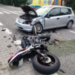 31.05.2026. Luszyca. Wypadek / Źródło: KPP Staszów