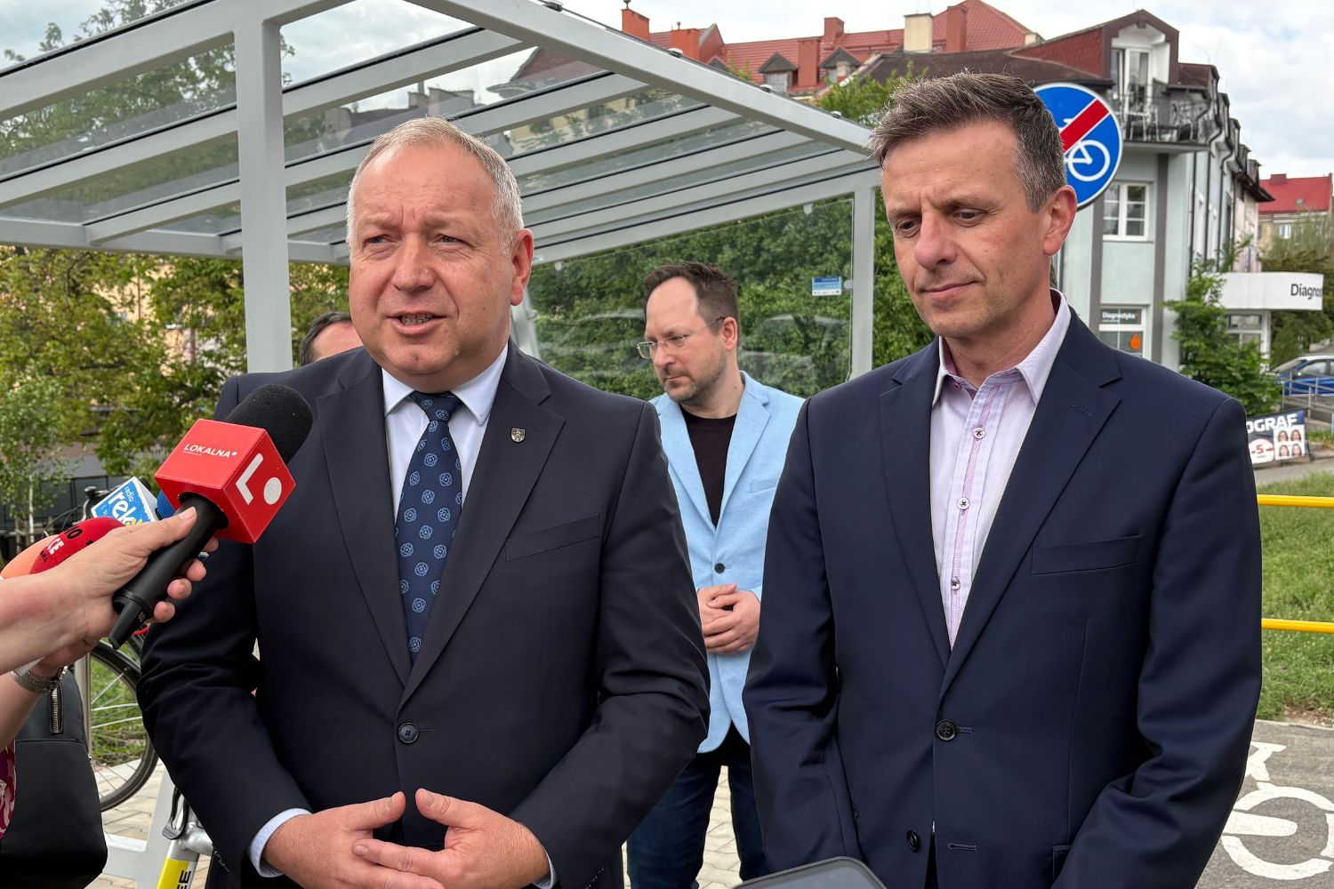 Ostrowiec Świętokrzyski. Konferencja zapowiadająca wdrożenie systemu roweru miejskiego / Fot. Anna Głąb - Radio Kielce