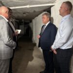 26.05.2026. Jędrzejów. Podziemia I Liceum Ogólnokształcącego im. Mikołaja Reja w Jędrzejowie. Schron / Fot. Marcin Marszałek - Radio Kielce