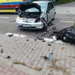 31.05.2026. Luszyca. Wypadek / Źródło: KPP Staszów