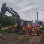 30.05.2026. Czerwona Górka. Potrącenie / Fot. Starszy kapitan Piotr Gałązka - PSP Skarżysko-Kamienna