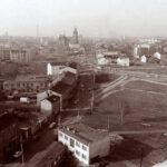 Kielce. Ulica Piotrkowska. Lata 1978-1982. Widok z Domu Związków Zawodowych w kierunku zachodnim / źródło: facebook.com/kieleckieinwestycje