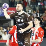 03.05.2026. Ostrów Wielkopolski. Mecz Industria Kielce - Rebud KPR Ostrovia Ostrów Wielkopolski / Fot. PAP/Tomasz Wojtasik