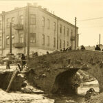 Kielce. Ulica Piotrkowska. Lata 1925-1939. Austriacki most na Silnicy / źródło: fotopolska.eu