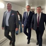 19.05.2026. Sandomierz. Szpital Specjalistyczny w Sandomierzu. Konferencja wojewody Józefa Bryka / Fot. Grażyna Szlęzak-Wójcik - Radio Kielce
