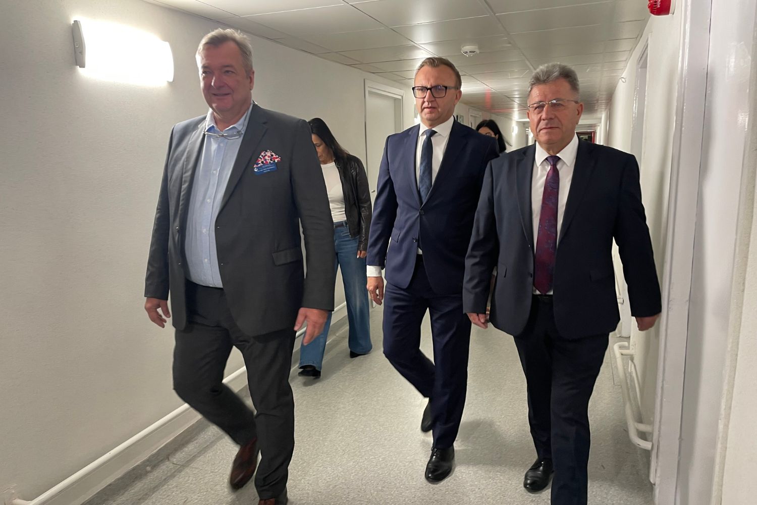 19.05.2026. Sandomierz. Szpital Specjalistyczny w Sandomierzu. Konferencja wojewody Józefa Bryka / Fot. Grażyna Szlęzak-Wójcik - Radio Kielce