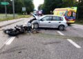 Groźny wypadek. Ranny motocyklista - Radio Kielce 31.05.2026. Luszyca. Wypadek / Źródło: KPP Staszów