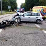 31.05.2026. Luszyca. Wypadek / Źródło: KPP Staszów
