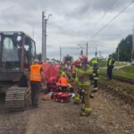 30.05.2026. Czerwona Górka. Potrącenie / Fot. Starszy kapitan Piotr Gałązka - PSP Skarżysko-Kamienna