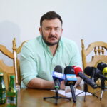 06.05.2026. Kielce. Konferencja prasowa przed sesją Rady Miasta Kielce. Na zdjęciu: Maciej Jakubczyk / Fot. Wiktor Taszłow - Radio Kielce