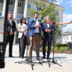 06.05.2026. Kielce. Konferencja PiS / Fot. Wiktor Taszłow - Radio Kielce