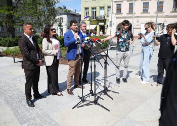 06.05.2026. Kielce. Konferencja PiS / Fot. Wiktor Taszłow - Radio Kielce
