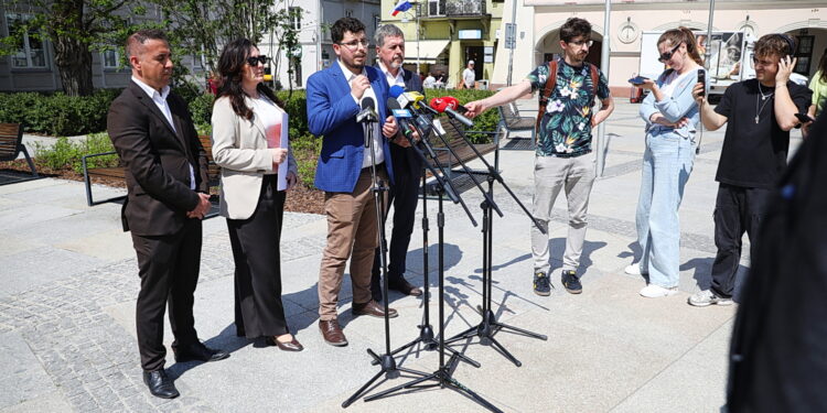 06.05.2026. Kielce. Konferencja PiS / Fot. Wiktor Taszłow - Radio Kielce