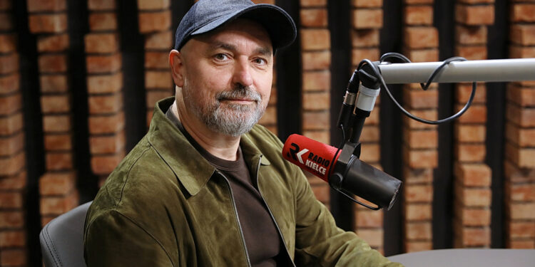 08.05.2026. Kielce. Radio Kielce. Rozmowa Dnia. Na zdjęciu: Jacek Jabrzyk - przyszły dyrektor Teatru im. Stefana Żeromskiego w Kielcach / Fot. Wiktor Taszłow - Radio Kielce