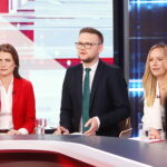 07.05.2026 TVP3 Kielce. Debata kandydatów na burmistrza Pińczowa / Fot. Wiktor Taszłow - Radio Kielce