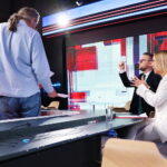 07.05.2026 TVP3 Kielce. Debata kandydatów na burmistrza Pińczowa / Fot. Wiktor Taszłow - Radio Kielce
