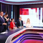 07.05.2026 TVP3 Kielce. Debata kandydatów na burmistrza Pińczowa / Fot. Wiktor Taszłow - Radio Kielce