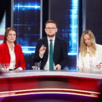 07.05.2026 TVP3 Kielce. Debata kandydatów na burmistrza Pińczowa / Fot. Wiktor Taszłow - Radio Kielce