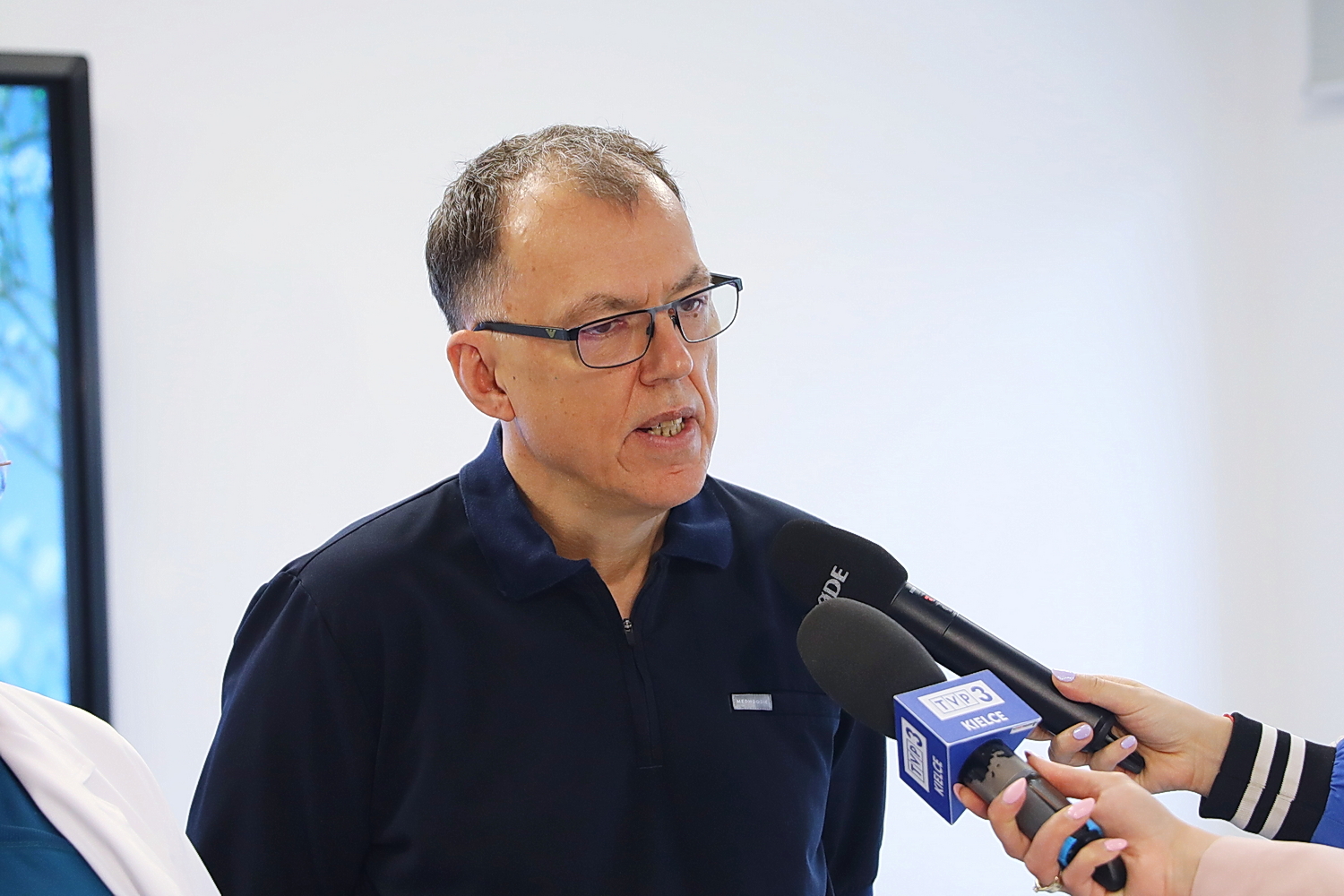 08.05.2026. Kielce. Briefing z okazji Światowego Dnia Świadomości Raka Jajnika / Fot. Wiktor Taszłow - Radio Kielce