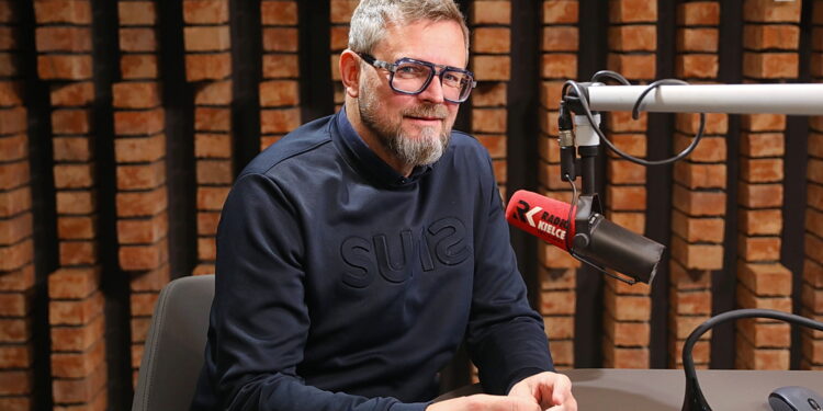 15.05.2026 Rozmowa Dnia. Na zdjęciu: Leszek Czarny - prezes Korony Kielce / Fot. Wiktor Taszłow